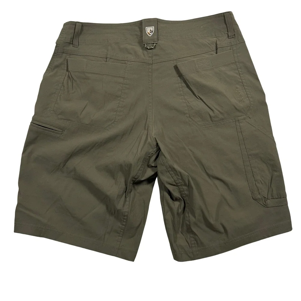 KUHL Renegade Shorts Mens 34 Olive Green Hiking Technical Cargo 5121